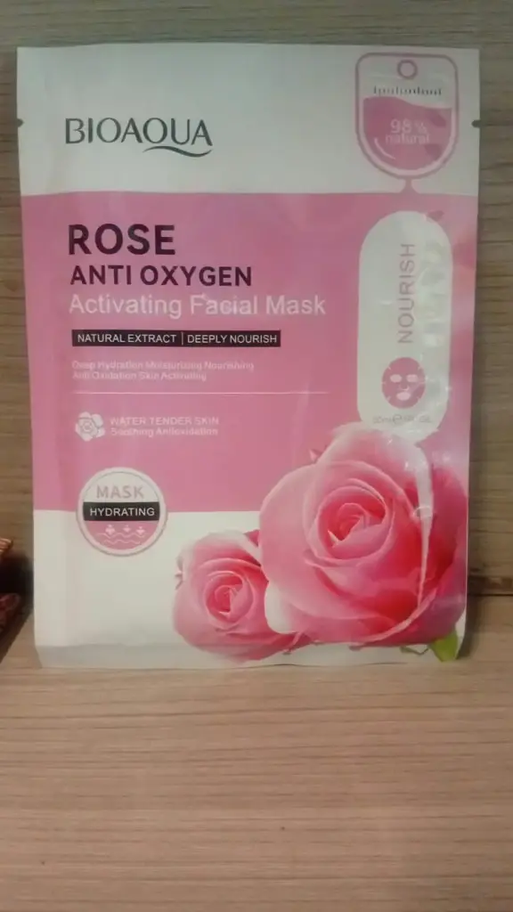Rose Anti Oxygen Activating Facial Mask