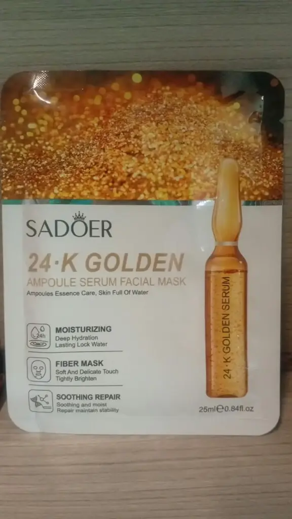 24K Golden Ampoule Serum Facial Mask