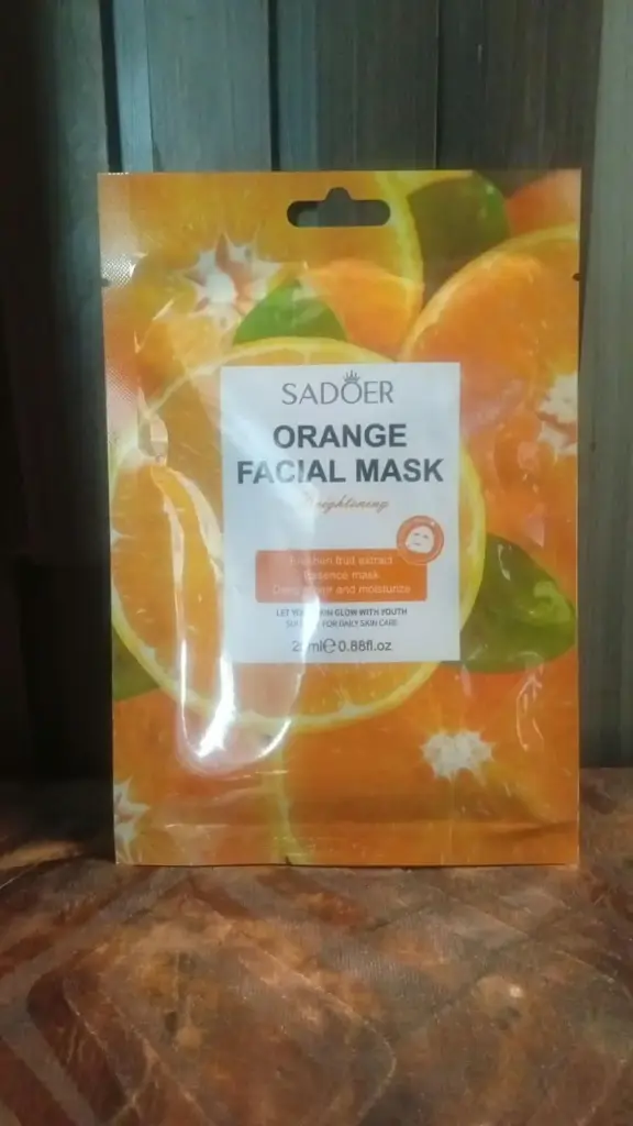 Orange Brightening Facial Mask