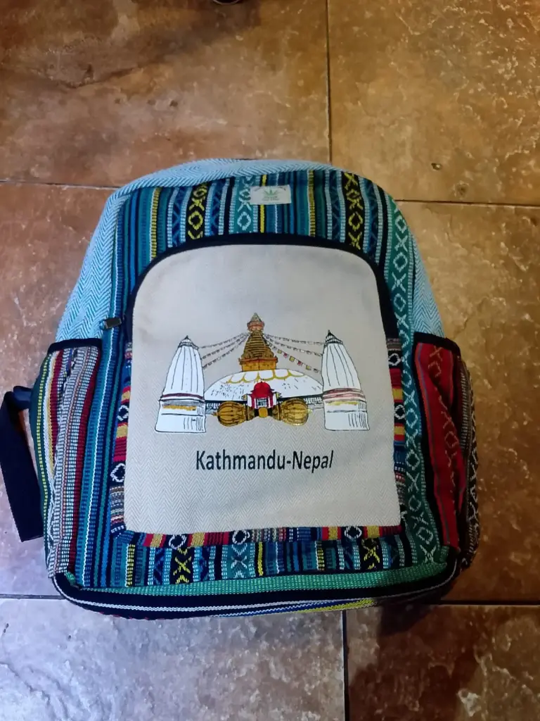 Kathmandu Nepal Heritage Woven Backpack