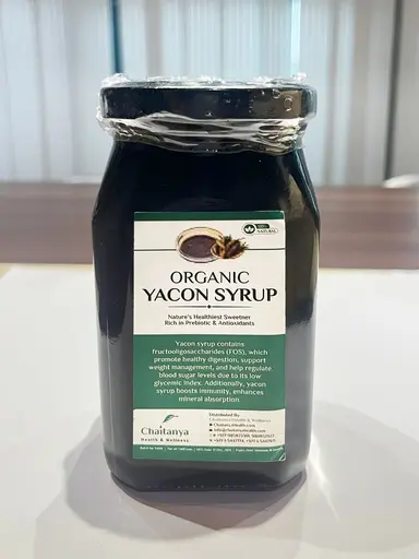 Organic Yacon Syrup - 500gm | Chaitanyahealth